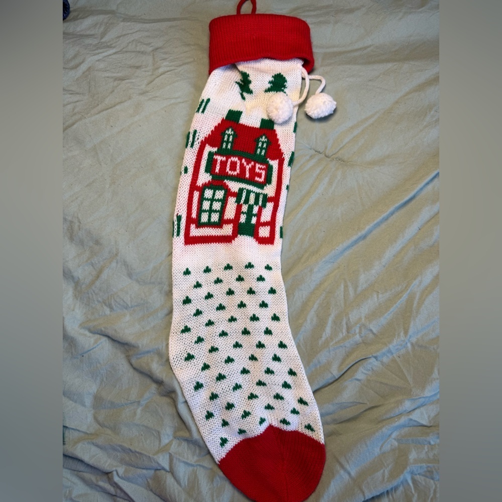 Vintages Knit Christmas’s Stockings EUC